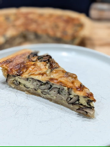Mushroom Quiche
